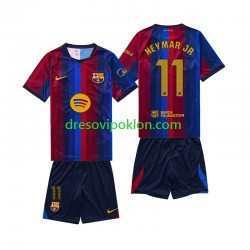 FC Barcelona Neymar JR 11 Dres Domaći 2026-2027 Kratkih Rukava ,Dječji Komplet