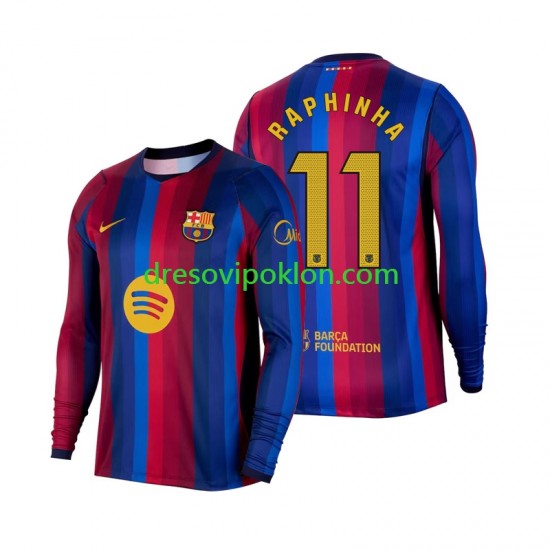 FC Barcelona Raphinha 11 Dres Domaći 2026-2027 Dugim Rukavima ,Muški