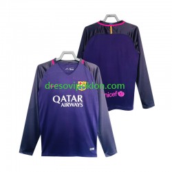 FC Barcelona 2016 2017 Retro Dres Gostujući Dugim Rukavima ,Muški