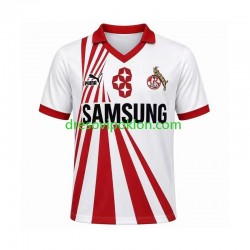 FC Köln 1990 1991 Retro Dres Domaći Kratkih Rukava ,Muški