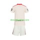 Sevilla FC Retro Dres Domaći 2025-2026 Kratkih Rukava ,Dječji Komplet