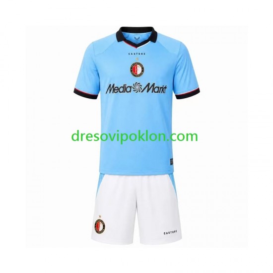 Feyenoord Rotterdam Dres Gostujući 2026-2027 Kratkih Rukava ,Dječji Komplet