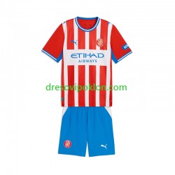 Girona Dres Domaći 2026-2027 Kratkih Rukava ,Dječji Komplet