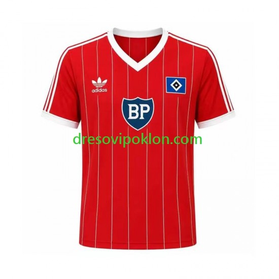 Hamburger SV 1984 Retro Dres Gostujući Kratkih Rukava ,Muški