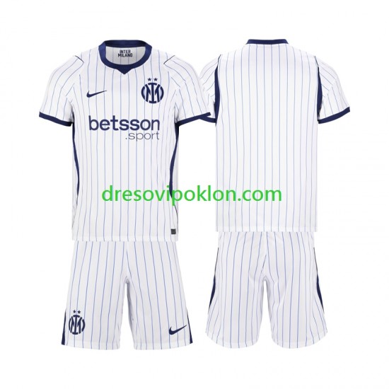 Inter Milan Dres Gostujući 2026-2027 Kratkih Rukava ,Dječji Komplet