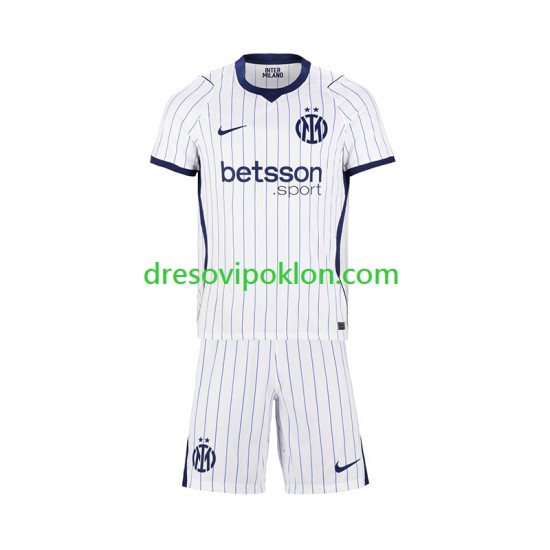 Inter Milan Dres Gostujući 2026-2027 Kratkih Rukava ,Dječji Komplet