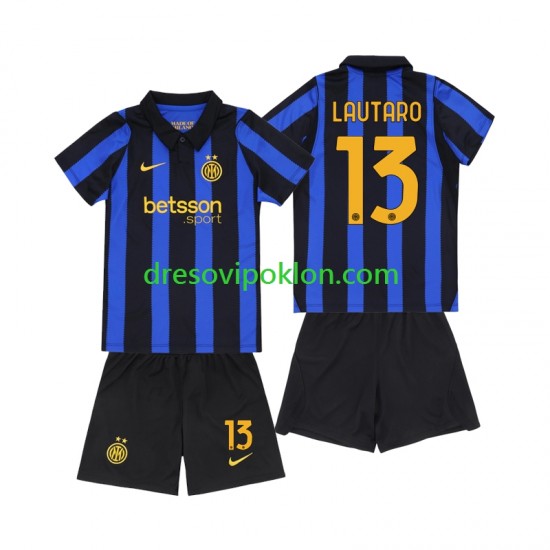 Inter Milan Lautaro Martinez 13 Dres Domaći 2026-2027 Kratkih Rukava ,Dječji Komplet
