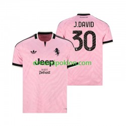 Juventus Jonathan David 30 Dres Gostujući 2026-2027 Kratkih Rukava ,Muški