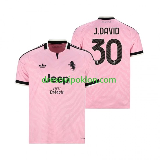 Juventus Jonathan David 30 Dres Gostujući 2026-2027 Kratkih Rukava ,Muški
