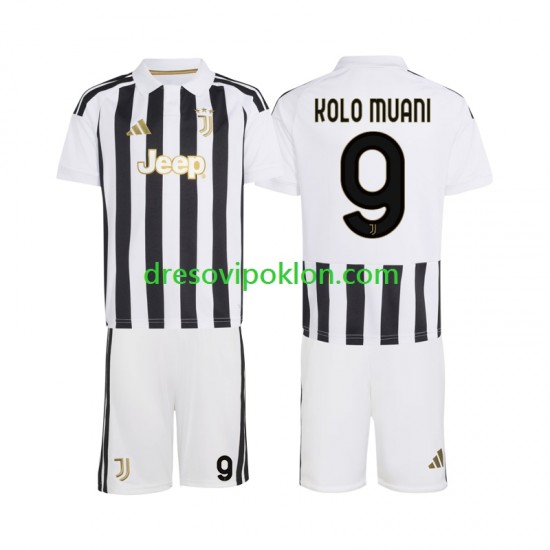 Juventus Randal Kolo Muani 9 Dres Domaći 2026-2027 Kratkih Rukava ,Dječji Komplet