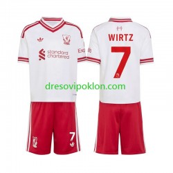 Liverpool Florian Wirtz 7 Dres Gostujući 2026-2027 Kratkih Rukava ,Dječji Komplet
