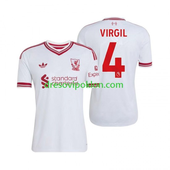 Liverpool Virgil van Dijk 4 Dres Gostujući 2026-2027 Kratkih Rukava ,Muški