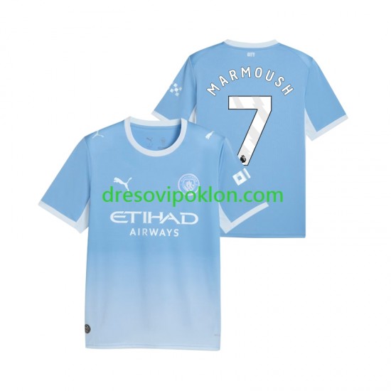Manchester City Omar Marmoush 7 Dres Domaći 2026-2027 Kratkih Rukava ,Muški