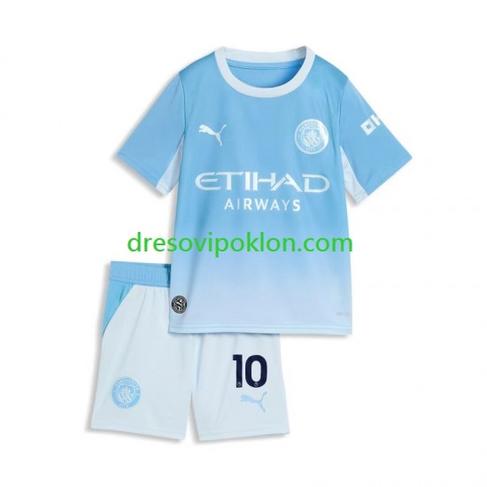 Manchester City Rayan Cherki 10 Dres Domaći 2026-2027 Kratkih Rukava ,Dječji Komplet
