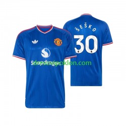 Manchester United Benjamin Sesko 30 Dres Gostujući 2026-2027 Kratkih Rukava ,Muški