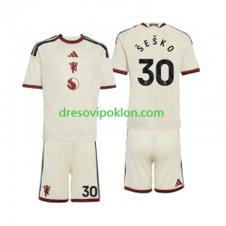 Manchester United Benjamin Sesko 30 Dres Treći 2026-2027 Kratkih Rukava ,Dječji Komplet