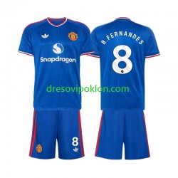 Manchester United Bruno Fernandes 8 Dres Gostujući 2026-2027 Kratkih Rukava ,Dječji Komplet