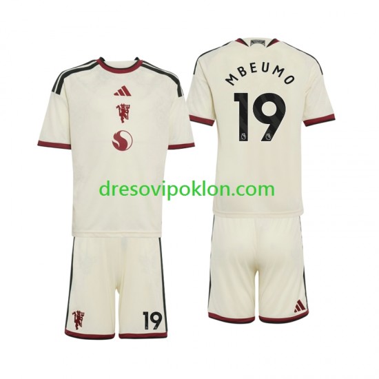 Manchester United Bryan Mbeumo 19 Dres Treći 2026-2027 Kratkih Rukava ,Dječji Komplet