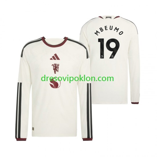 Manchester United Bryan Mbeumo 19 Dres Treći 2026-2027 Dugim Rukavima ,Muški