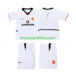 Manchester United Football Shirt 2003 Gostujući 2002 Kratkih Rukava ,Dječji Komplet Manchester United Football Shirt 2003 Gostujući 2002 Kratkih Rukava ,Dječji Komplet