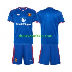 Manchester United Dres Gostujući 2026-2027 Kratkih Rukava ,Dječji Komplet