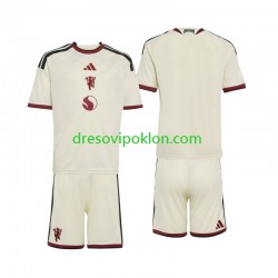 Manchester United Dres Treći 2026-2027 Kratkih Rukava ,Dječji Komplet