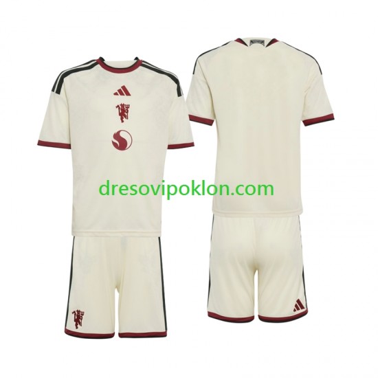 Manchester United Dres Treći 2026-2027 Kratkih Rukava ,Dječji Komplet