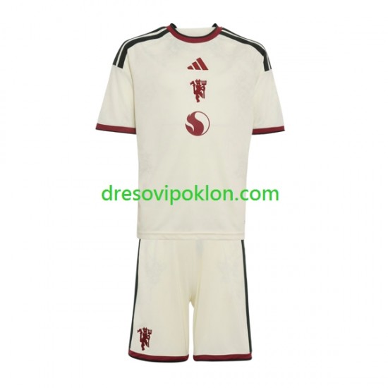 Manchester United Dres Treći 2026-2027 Kratkih Rukava ,Dječji Komplet