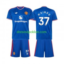 Manchester United Kobbie Mainoo 37 Dres Gostujući 2026-2027 Kratkih Rukava ,Dječji Komplet Manchester United Kobbie Mainoo 37 Dres Gostujući 2026-2027 Kratkih Rukava ,Dječji Komplet