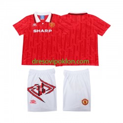 Manchester United 1993 Retro Dres Domaći 1994 Kratkih Rukava ,Dječji Komplet