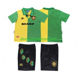 Manchester United 1992 Retro Dres Treći 1994 Kratkih Rukava ,Dječji Komplet