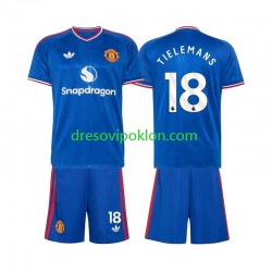 Manchester United Youri Tielemans 18 Dres Gostujući 2026-2027 Kratkih Rukava ,Dječji Komplet Manchester United Youri Tielemans 18 Dres Gostujući 2026-2027 Kratkih Rukava ,Dječji Komplet