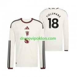 Manchester United Youri Tielemans 18 Dres Treći 2026-2027 Dugim Rukavima ,Muški Manchester United Youri Tielemans 18 Dres Treći 2026-2027 Dugim Rukavima ,Muški