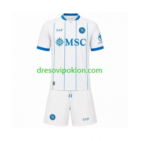 Napoli Dres Gostujući 2026-2027 Kratkih Rukava ,Dječji Komplet