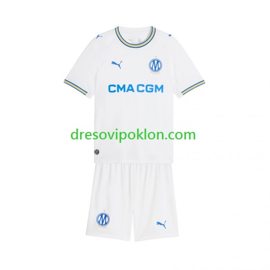 Olympique de Marseille Dres Domaći 2026-2027 Kratkih Rukava ,Dječji Komplet