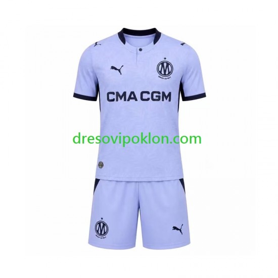 Olympique de Marseille Dres Treći 2026-2027 Kratkih Rukava ,Dječji Komplet