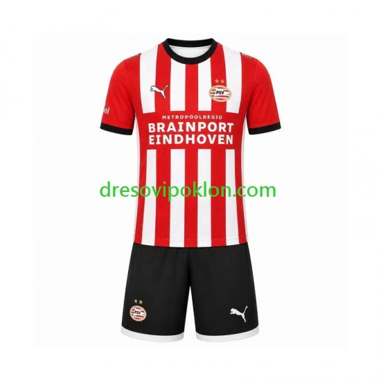 PSV Eindhoven Dres Domaći 2026-2027 Kratkih Rukava ,Dječji Komplet