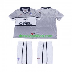Paris Saint-Germain 2000 2001 Retro Dres Gostujući Kratkih Rukava ,Dječji Komplet Paris Saint-Germain 2000 2001 Retro Dres Gostujući Kratkih Rukava ,Dječji Komplet