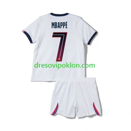 Paris Saint-Germain Mbappé Kylian 7 Dres Gostujući 2026-2027 Kratkih Rukava ,Dječji Komplet