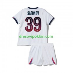 Paris Saint-Germain Matvey Safonov 39 Dres Gostujući 2026-2027 Kratkih Rukava ,Dječji Komplet