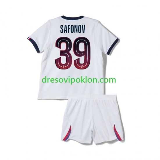 Paris Saint-Germain Matvey Safonov 39 Dres Gostujući 2026-2027 Kratkih Rukava ,Dječji Komplet