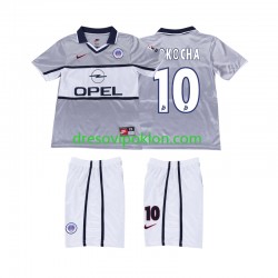 Paris Saint-Germain OKOCHA 10 2000 2001 Retro Dres Gostujući Kratkih Rukava ,Dječji Komplet Paris Saint-Germain OKOCHA 10 2000 2001 Retro Dres Gostujući Kratkih Rukava ,Dječji Komplet