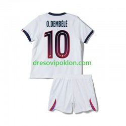 Paris Saint-Germain Ousmane Dembele 10 Dres Gostujući 2026-2027 Kratkih Rukava ,Dječji Komplet