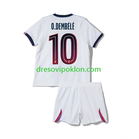 Paris Saint-Germain Ousmane Dembele 10 Dres Gostujući 2026-2027 Kratkih Rukava ,Dječji Komplet