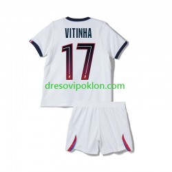 Paris Saint-Germain Vitinha 17 Dres Gostujući 2026-2027 Kratkih Rukava ,Dječji Komplet