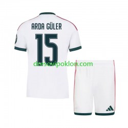 Real Madrid Arda Guler 15 Dres Domaći 2026-2027 Kratkih Rukava ,Dječji Komplet