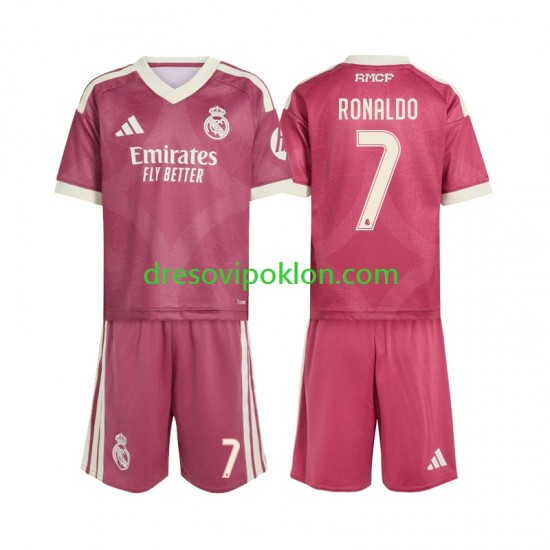 Real Madrid Cristiano Ronaldo 7 Dres Treći 2026-2027 Kratkih Rukava ,Dječji Komplet