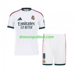 Real Madrid Federico Valverde 8 Dres Domaći 2026-2027 Kratkih Rukava ,Dječji Komplet