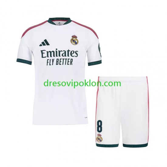 Real Madrid Federico Valverde 8 Dres Domaći 2026-2027 Kratkih Rukava ,Dječji Komplet