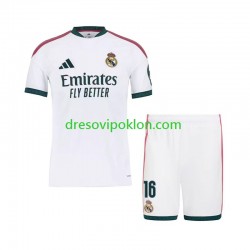 Real Madrid Ibrahima Konate 16 Dres Domaći 2026-2027 Kratkih Rukava ,Dječji Komplet